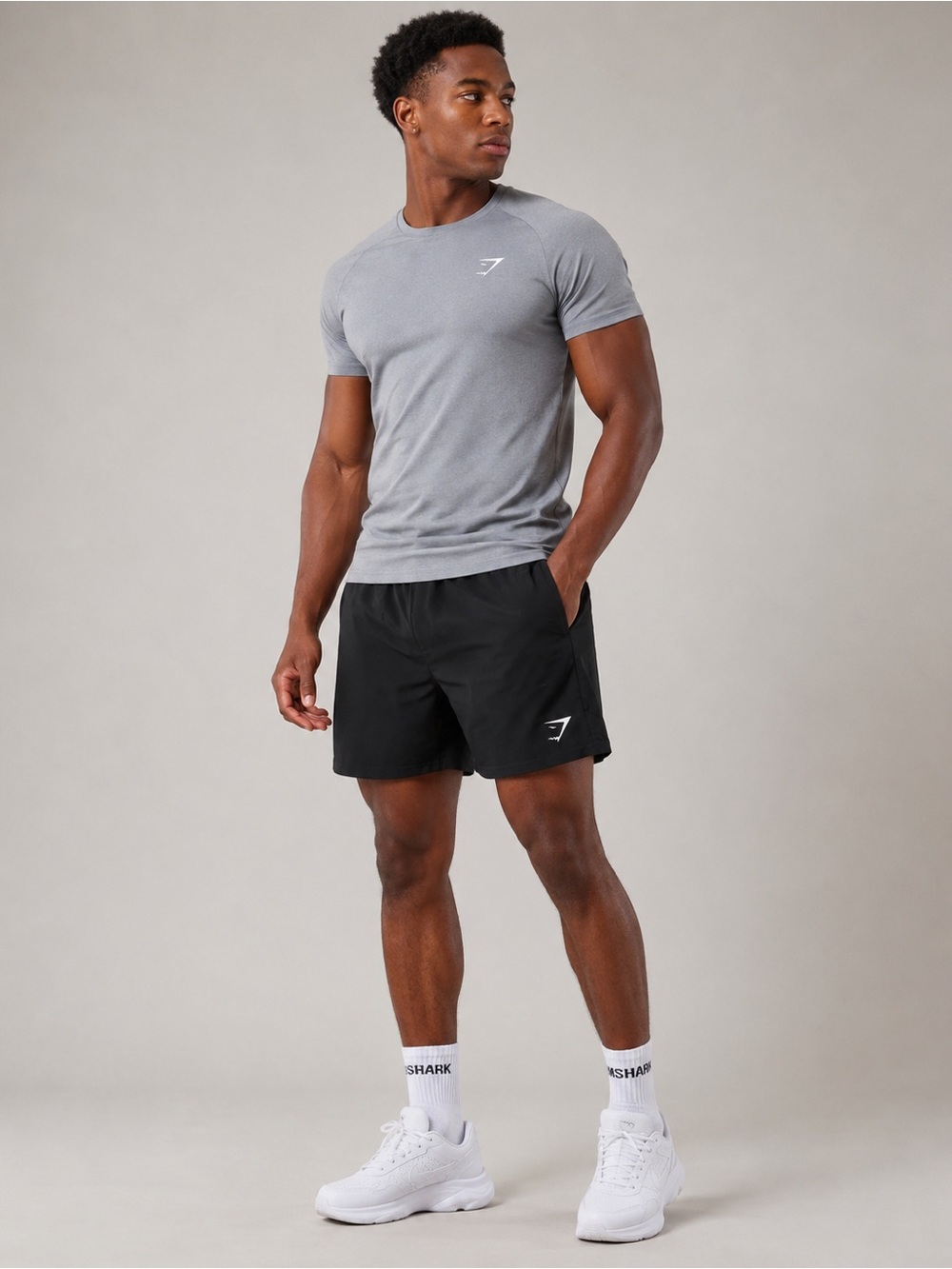 Gymshark Black Athletic Shorts XL